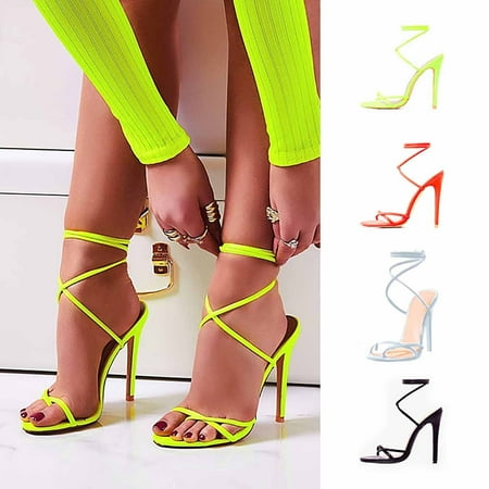 YanHoo Lace Up High Heels Stilletos Heels for Women Wedding Dresssy Strappy Gladiator Sexy Heels Open Toe Heels Pumps Sandals
YanHoo Lace Up High Heels Stilletos Heels for Women Wedding Dresssy Strappy Gladiator Sexy Heels Open Toe Heels Pumps Sandals