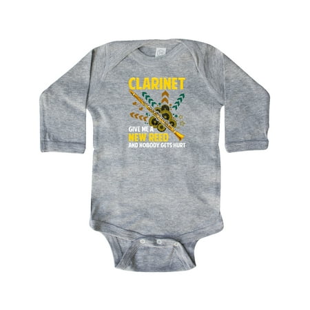 Inktastic Clarinet Funny Reed Joke Clarinetist Gift Gift Baby Boy or Baby Girl Long Sleeve Bodysuit
Inktastic Clarinet Funny Reed Joke Clarinetist Gift Gift Baby Boy or Baby Girl Long Sleeve Bodysuit