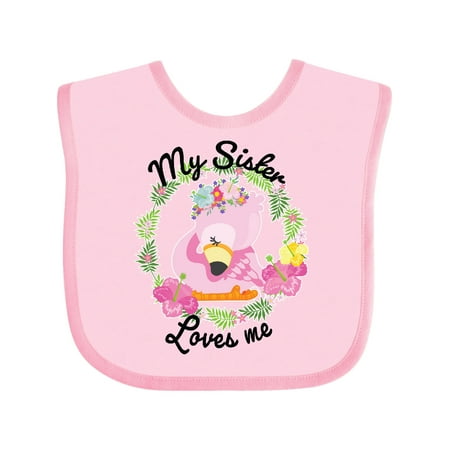Inktastic Baby Flamingo My Sister Loves Me in Flower Wreath Gift Baby Boy or Baby Girl Bib
Inktastic Baby Flamingo My Sister Loves Me in Flower Wreath Gift Baby Boy or Baby Girl Bib