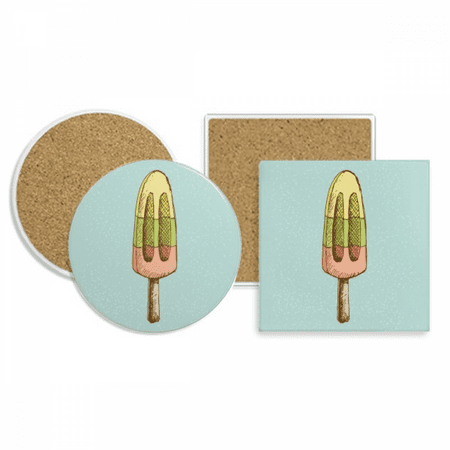 Yellow Green Red Popsicles Ice Coaster Cup Mug Holder Absorbent Stone Cork Base Set
Yellow Green Red Popsicles Ice Coaster Cup Mug Holder Absorbent Stone Cork Base Set