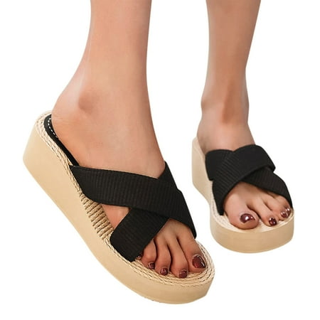 new home gifts for home Fashion Spring Summer Casual High Heel Sandals Beach Wedge Slippers Cloth Black
new home gifts for home Fashion Spring Summer Casual High Heel Sandals Beach Wedge Slippers Cloth Black