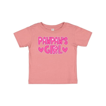 Inktastic Pawpaw s Girl Gift Gift Baby Girl T-Shirt