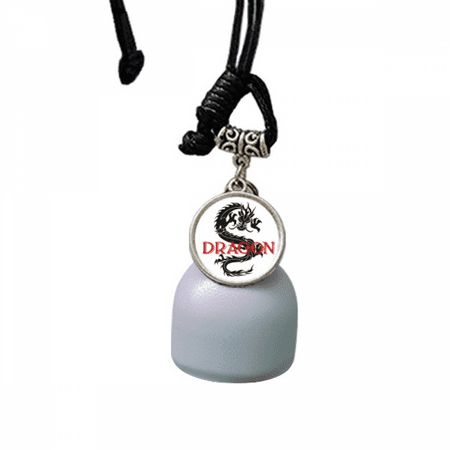 Animal Myth Dragon East West Wind Chimes Bell Car Pendant
