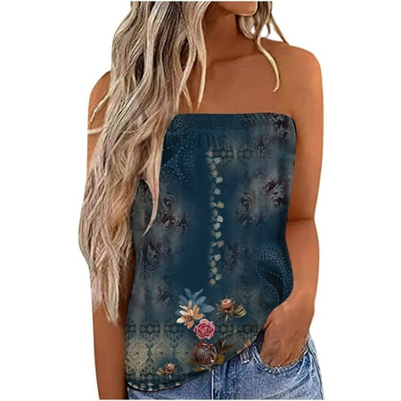 BUIGTTKLOP Plus Size Bras For Women Clearance Women S Casual Printing Elasticity Tube Tops Sleeveness Tops Loose Blouses
BUIGTTKLOP Plus Size Bras For Women Clearance Women S Casual Printing Elasticity Tube Tops Sleeveness Tops Loose Blouses