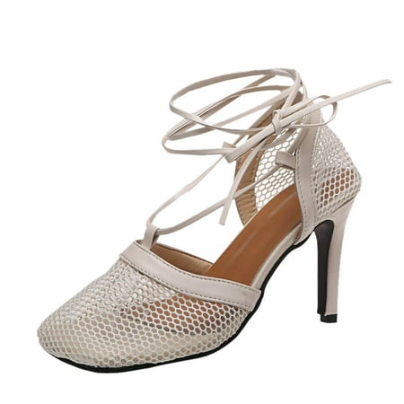 adviicd Summer High Heels Shoes for Women Women s Mesh Heels Breathable Toe Strap High Womens High Heel Pumps Size 7
adviicd Summer High Heels Shoes for Women Women s Mesh Heels Breathable Toe Strap High Womens High Heel Pumps Size 7