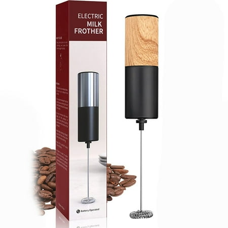 Electric Foam Maker for Coffee Wood Pattern Printed Handheld Battery Operated Whisk
Electric Foam Maker for Coffee Wood Pattern Printed Handheld Battery Operated Whisk