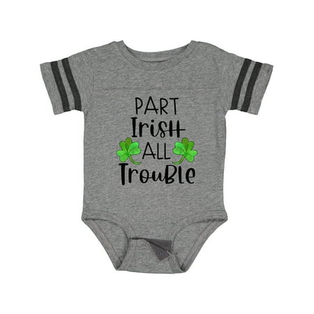 Inktastic Part Irish All Trouble St. Patrick s Day with Green Clovers Gift Baby Boy or Baby Girl Bodysuit
Inktastic Part Irish All Trouble St. Patrick s Day with Green Clovers Gift Baby Boy or Baby Girl Bodysuit