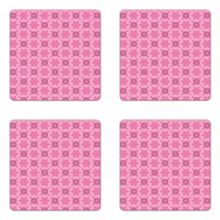 Abstract Coaster Set of 4 Floral Theme Flower Patterns with Royal Ornaments Modern Art Square Hardboard Gloss Coasters Standard Size Pink Baby Pink by Ambesonne
Abstract Coaster Set of 4 Floral Theme Flower Patterns with Royal Ornaments Modern Art Square Hardboard Gloss Coasters Standard Size Pink Baby Pink by Ambesonne
