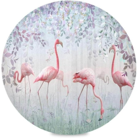 Hyjoy Pink Flamingos Round Placemats Set of 4 Table Mats for Kitchen Washable Non-Slip Place Mats Heat Resistant Place Mats for Kitchen Dining Table Decoration
Hyjoy Pink Flamingos Round Placemats Set of 4 Table Mats for Kitchen Washable Non-Slip Place Mats Heat Resistant Place Mats for Kitchen Dining Table Decoration