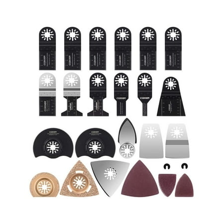 105pcs Oscillating Saw Blade Kit Multifunctional Tool Accessory Set for Fein Multimaster