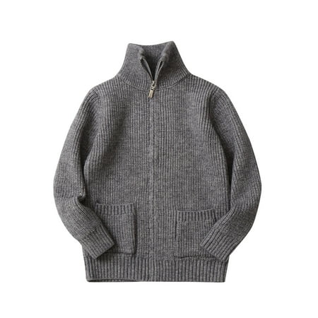 WXLWZYWL Boys Swearter Girls Casual Slim Fit Cardigans Sweaters Long Sleeve Knitted Full Zipper Collar Thermal Polo Sweater
WXLWZYWL Boys Swearter Girls Casual Slim Fit Cardigans Sweaters Long Sleeve Knitted Full Zipper Collar Thermal Polo Sweater