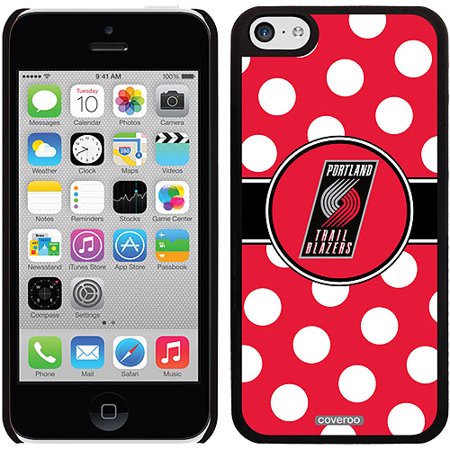 Portland Trailblazers Polka Dots Design on Apple iPhone 5c Thinshield Snap-On Case by Coveroo