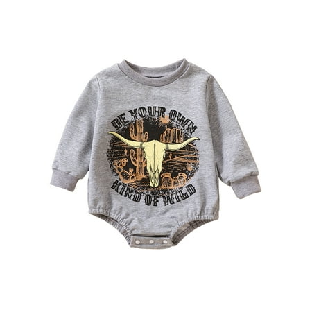 Amuver Baby Boy Romper Long Sleeve Crew Neck Bull Head Print Fall Bodysuit for Casual Daily
Amuver Baby Boy Romper Long Sleeve Crew Neck Bull Head Print Fall Bodysuit for Casual Daily