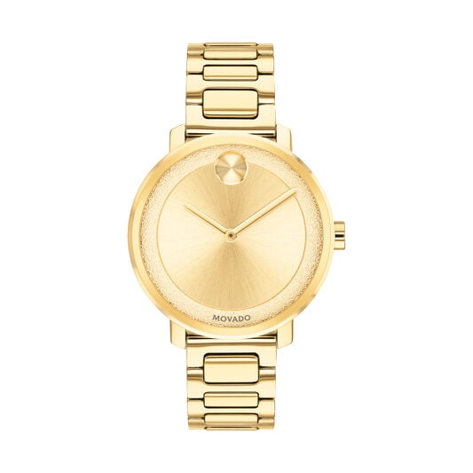 Movado Bold Gold-Tone Ladies Watch 3600502