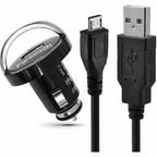 DP Audio Car Charger with microUSB Cable