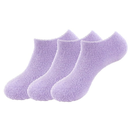 BambooMN Women s Super Aloe Infused Fuzzy Nylon Socks