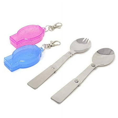 DGPERTE Portable Folding Tableware Set Stainless Steel Spoon and Fork for Thermos Camping Travel and Other Outdoor Activities
DGPERTE Portable Folding Tableware Set Stainless Steel Spoon and Fork for Thermos Camping Travel and Other Outdoor Activities