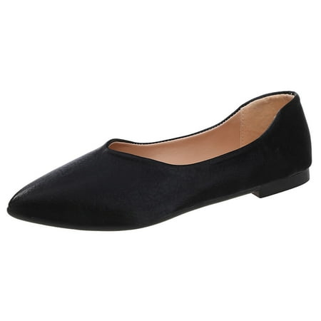 TOYFUNNY Womens Summer Plus Size Pumps Slip-On Shoes