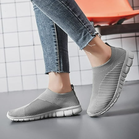 XINKAIRUN Women S Casual Shoes Men and Women Slip-on Mesh Breathable Lightweight Sports Running Shoes Gray
XINKAIRUN Women S Casual Shoes Men and Women Slip-on Mesh Breathable Lightweight Sports Running Shoes Gray