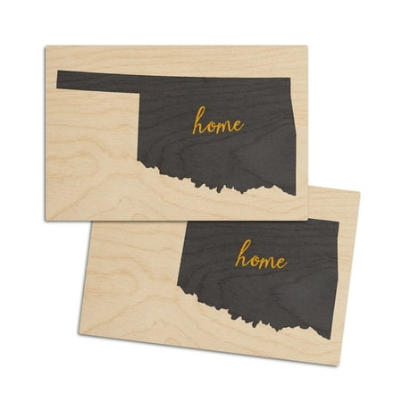Oklahoma Home State Gray on White (4x6 Birch Wood Postcards 2-Pack Stationary Rustic Home Wall Decor)
Oklahoma Home State Gray on White (4x6 Birch Wood Postcards 2-Pack Stationary Rustic Home Wall Decor)