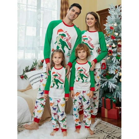 Ma&Baby Matching Family Pajamas Sets Christmas Cartoon Dinosaur Print Top and Plaid Pants
Ma&Baby Matching Family Pajamas Sets Christmas Cartoon Dinosaur Print Top and Plaid Pants