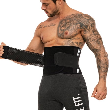 KUMAYES Waist Trainer for Men Tummy Control Waist Trimmer Sweat Belt for Weigh Loss
KUMAYES Waist Trainer for Men Tummy Control Waist Trimmer Sweat Belt for Weigh Loss