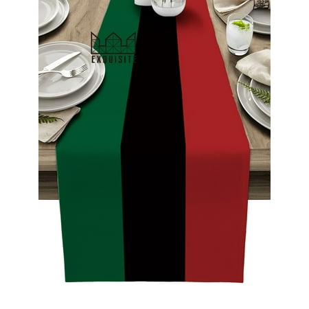 Red Black Green Stripes Table Runner Wedding Holiday Party Dining Table Cover Cloth Placemat Napkin Home Kitchen Decoration
Red Black Green Stripes Table Runner Wedding Holiday Party Dining Table Cover Cloth Placemat Napkin Home Kitchen Decoration