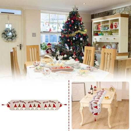 TUOBARR Christmas Decoration Creative Christmas Cotton Linen Tablecloth Table Flag Desktop Decoration
TUOBARR Christmas Decoration Creative Christmas Cotton Linen Tablecloth Table Flag Desktop Decoration
