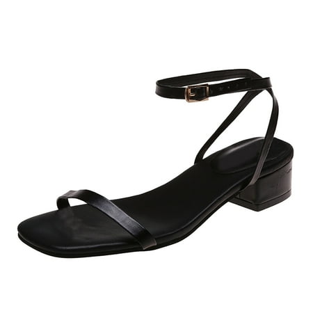 nsendm Heeled Sandals for Women Casual Ladies Fashion Solid Color Leather Open Toe Wedges for Women Sandals Heels Sandal Black 8.5
nsendm Heeled Sandals for Women Casual Ladies Fashion Solid Color Leather Open Toe Wedges for Women Sandals Heels Sandal Black 8.5