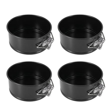 4-Inch Mini Springform Pan Set - 4 Piece Small Nonstick Cheesecake Pan For Mini Cheesecakes Pizzas and Quiches
4-Inch Mini Springform Pan Set - 4 Piece Small Nonstick Cheesecake Pan For Mini Cheesecakes Pizzas and Quiches