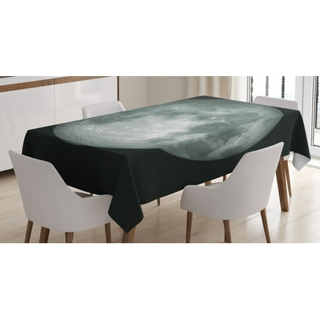 Galaxy Tablecloth Moon Graphic Image Trippy Rock Detailed Surface Planet Astronomy Outer Space Print Rectangular Table Cover for Dining Room Kitchen 60 X 90 Inches Grey Black by Ambesonne
Galaxy Tablecloth Moon Graphic Image Trippy Rock Detailed Surface Planet Astronomy Outer Space Print Rectangular Table Cover for Dining Room Kitchen 60 X 90 Inches Grey Black by Ambesonne