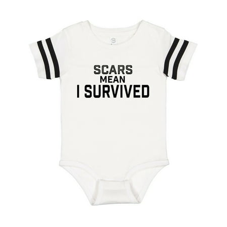 Inktastic Scars Mean I Survived-Burn and Accident Survivor Gift Baby Boy or Baby Girl Bodysuit
Inktastic Scars Mean I Survived-Burn and Accident Survivor Gift Baby Boy or Baby Girl Bodysuit