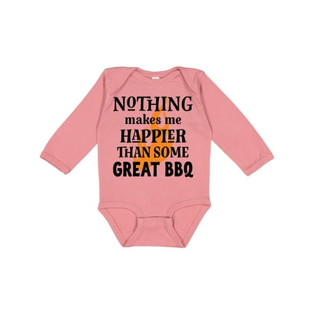 Inktastic Barbecue Lover Funny BBQ Gift Baby Boy or Baby Girl Long Sleeve Bodysuit