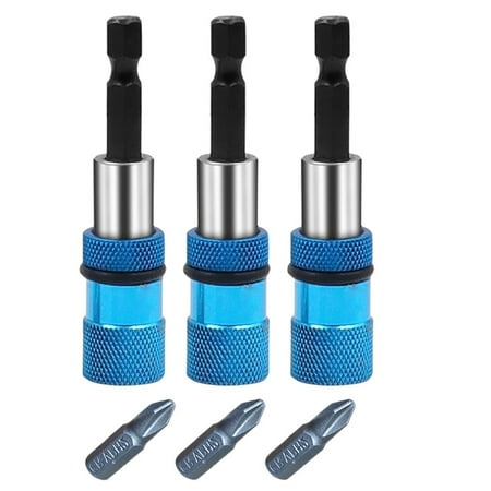 GLFILL 6Pcs 1/4 Inch Hex Shank Magnetic Bit Holder Screwdriver Drill Bits Extension Bar
GLFILL 6Pcs 1/4 Inch Hex Shank Magnetic Bit Holder Screwdriver Drill Bits Extension Bar