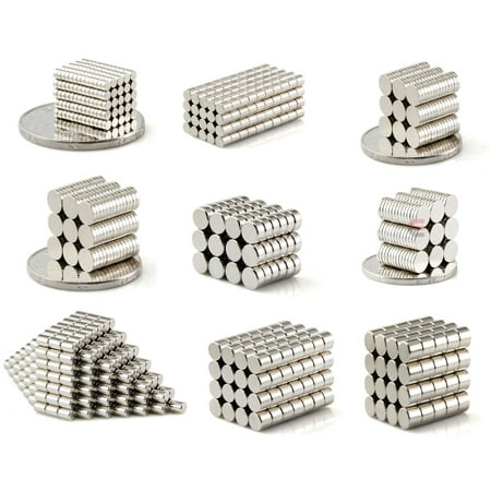 Tiny Neodymium Disc Magnets 2Mm 3Mm 4Mm 5Mm 6Mm N35 Small Strong Craft