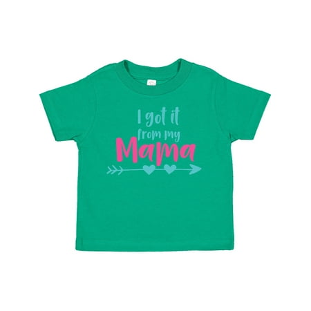 Inktastic I Got It from My Mama Mom Mother Arrow Hearts Gift Toddler Boy or Toddler Girl T-Shirt
Inktastic I Got It from My Mama Mom Mother Arrow Hearts Gift Toddler Boy or Toddler Girl T-Shirt