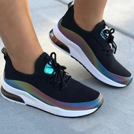 XIAQUJ Womens Flats Round-Toe Casual Walk Sports Shoes Light Breathable Sneakers Women s Fashion Sneakers Black 7.5(38)
XIAQUJ Womens Flats Round-Toe Casual Walk Sports Shoes Light Breathable Sneakers Women s Fashion Sneakers Black 7.5(38)