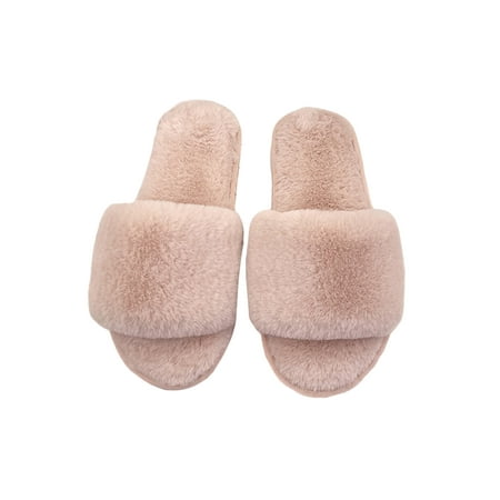 Tenmix Women s Flats Open Toe Shoes Backless Slippers Solid Color Slides Women Warm Soft Pink 8-9
Tenmix Women s Flats Open Toe Shoes Backless Slippers Solid Color Slides Women Warm Soft Pink 8-9