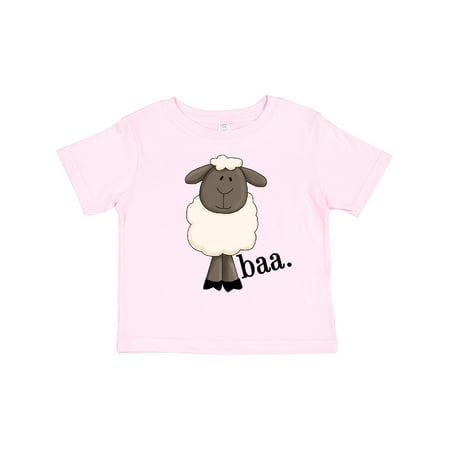 Inktastic Baa. Cute Sheep Design Gift Toddler Boy or Toddler Girl T-Shirt