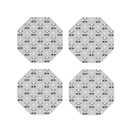 Pofeuu Panda Bear Print Coasters for Drinks 4Pack PU Leather Coasters Bar Drink Coasters for Tabletop Protection Furniture from Damage-Octagon
Pofeuu Panda Bear Print Coasters for Drinks 4Pack PU Leather Coasters Bar Drink Coasters for Tabletop Protection Furniture from Damage-Octagon