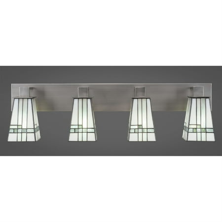 Apollo 4 Light Bath Bar Shown In Graphite Finish With 5 Square New Deco Art Glass
Apollo 4 Light Bath Bar Shown In Graphite Finish With 5 Square New Deco Art Glass