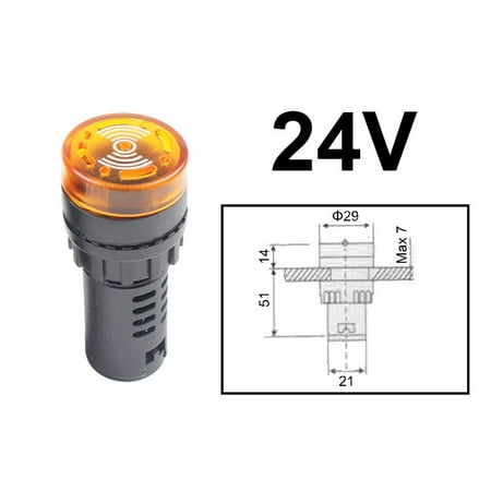 Flash & Active Buzzer Alarm 3 Colour & 3 Volts AD16-16SM Units Great Buy