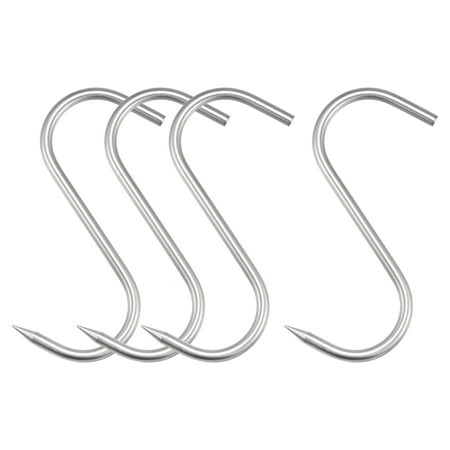 Uxcell 7.87 Meat Hooks 0.39 Thick Stainless Steel S-Hook Meat Processing Hanging 4Pack
Uxcell 7.87 Meat Hooks 0.39 Thick Stainless Steel S-Hook Meat Processing Hanging 4Pack