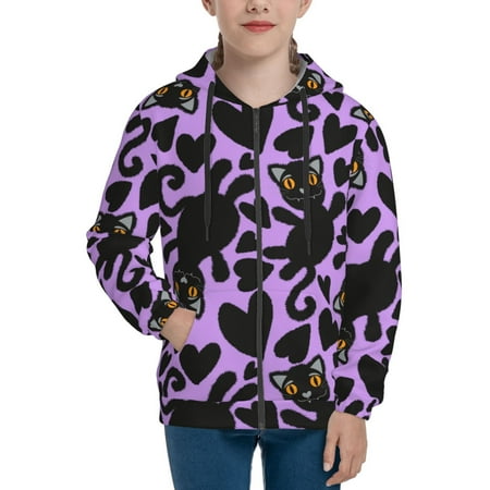 Hoodies for Teen Girls Boys Cartoon Black Cats Long Sleeve Youth Kids Essentials Zip Up Hoodie Lghtweight Fashion Hoodies & Sweatshirts Jacket Fall Winter Outfits Tops
Hoodies for Teen Girls Boys Cartoon Black Cats Long Sleeve Youth Kids Essentials Zip Up Hoodie Lghtweight Fashion Hoodies & Sweatshirts Jacket Fall Winter Outfits Tops