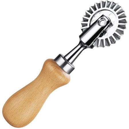 Pastry Wheel Cutter - Ravioli Crimper Cutter Wheel - Pasta Cutter Wheel For Home And Kitchen Use - 1.3 Diameter
Pastry Wheel Cutter - Ravioli Crimper Cutter Wheel - Pasta Cutter Wheel For Home And Kitchen Use - 1.3 Diameter