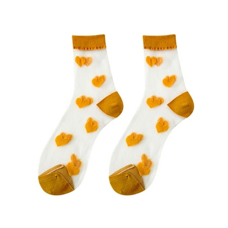 TFDZ Women s Socks Thick Socks Fashion Women Mesh Ladies Breathability Patchwork Thin Socks Women’s Stockings Yellow
TFDZ Women s Socks Thick Socks Fashion Women Mesh Ladies Breathability Patchwork Thin Socks Women’s Stockings Yellow
