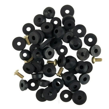 BAMILL Flat and Beveled Faucet Washers and Brass Bibb Screws Assortment
