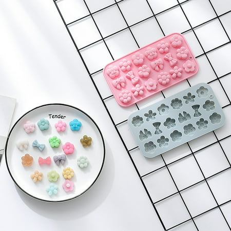 Hariumiu 18 Cavities Non-sticky Demoulding Chocolate Mold Bowknot Flower Shaped Silicone Cake Mould Kitchen Gadget
Hariumiu 18 Cavities Non-sticky Demoulding Chocolate Mold Bowknot Flower Shaped Silicone Cake Mould Kitchen Gadget