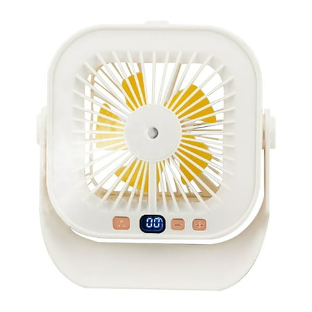 lulshou Desktop Humidifier Spray Fan Mini Desktop USB Charging Fan