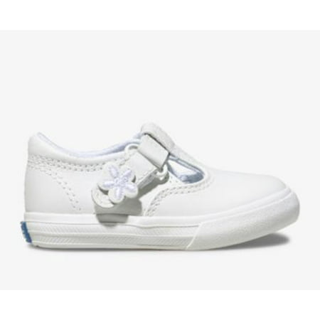 Keds Daphne T-Strap Leather Sneaker Little Kid White